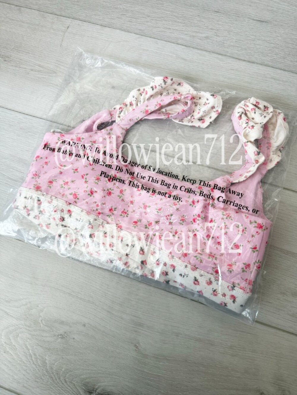 Ruffle Corset Bra - Blogilates Target - Size Small - Pink Floral - New - Picture 2 of 3